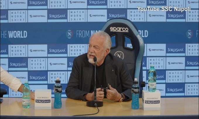De Laurentiis: "Rinnovo Osimhen? Se il suo umore è cambiato..."