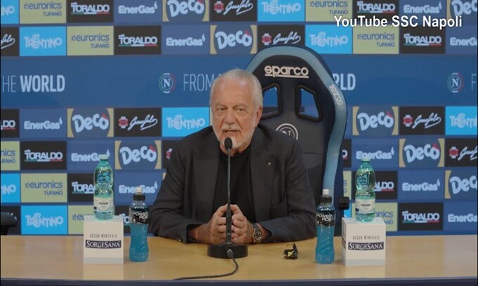 De Laurentiis su Giuntoli: "Il colpo Kvara non è suo"