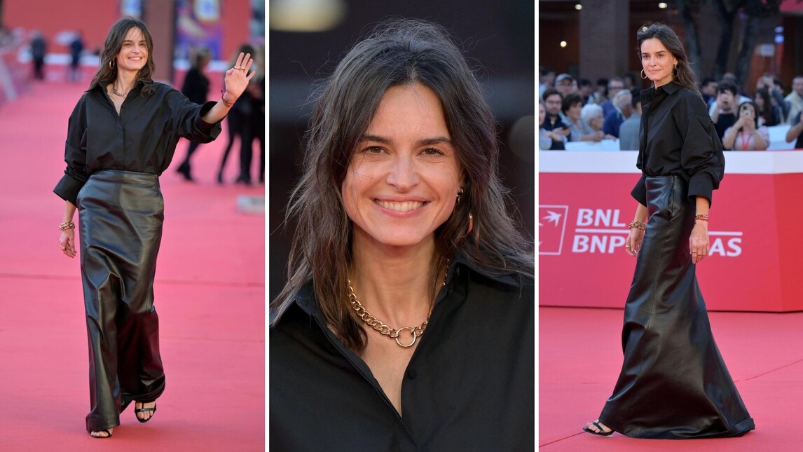 Kasia Smutniak perfetta dark lady alla Festa del Cinema di Roma