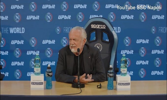 De Laurentiis: "Conte? Solo un pettegolezzo"