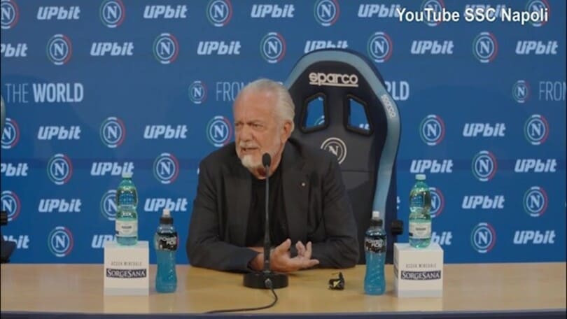 De Laurentiis: "Conte? Solo un pettegolezzo"