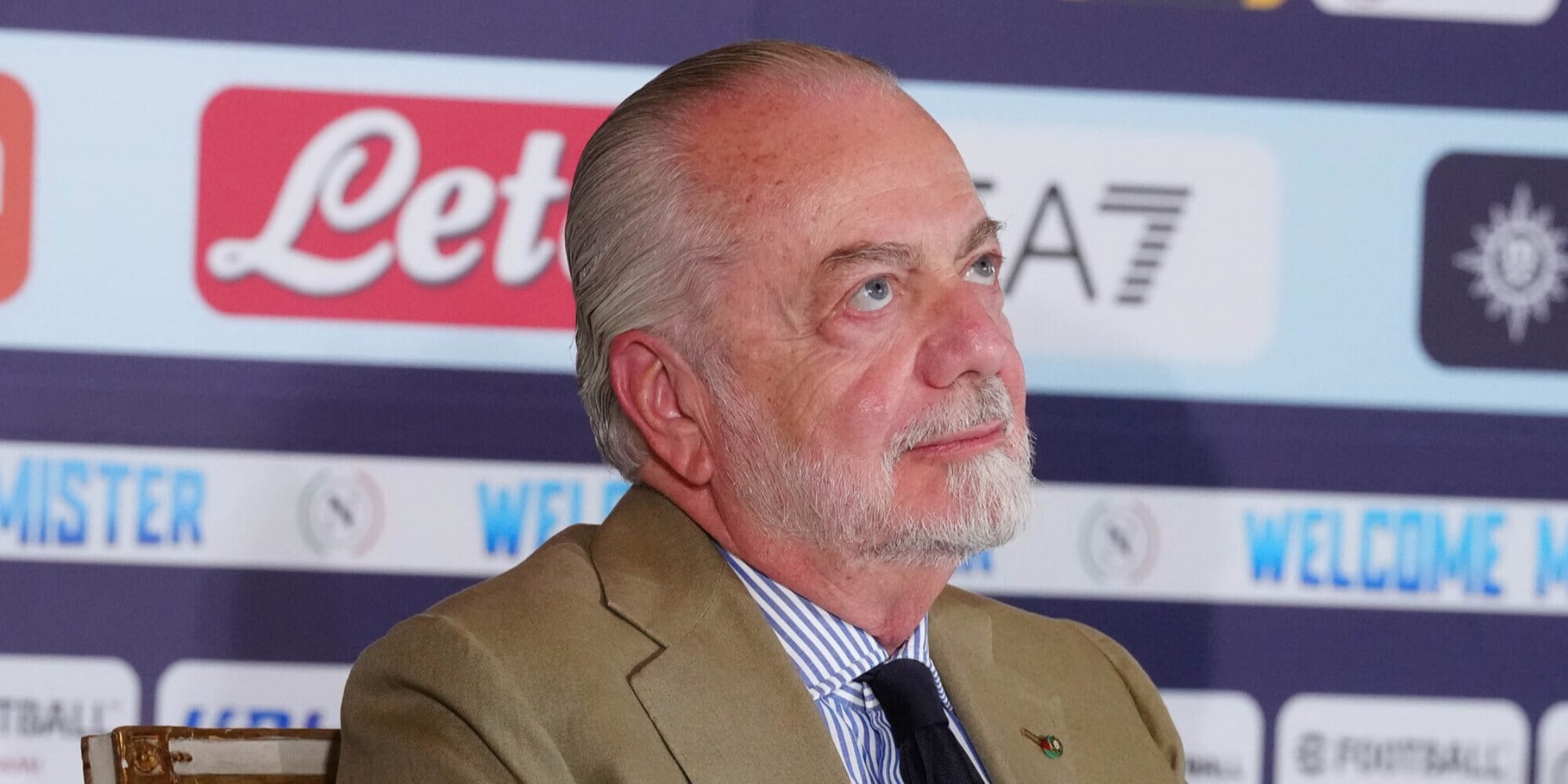De Laurentiis, intervento a sorpresa durante la conferenza di Garcia: "Non vi fa onore..."