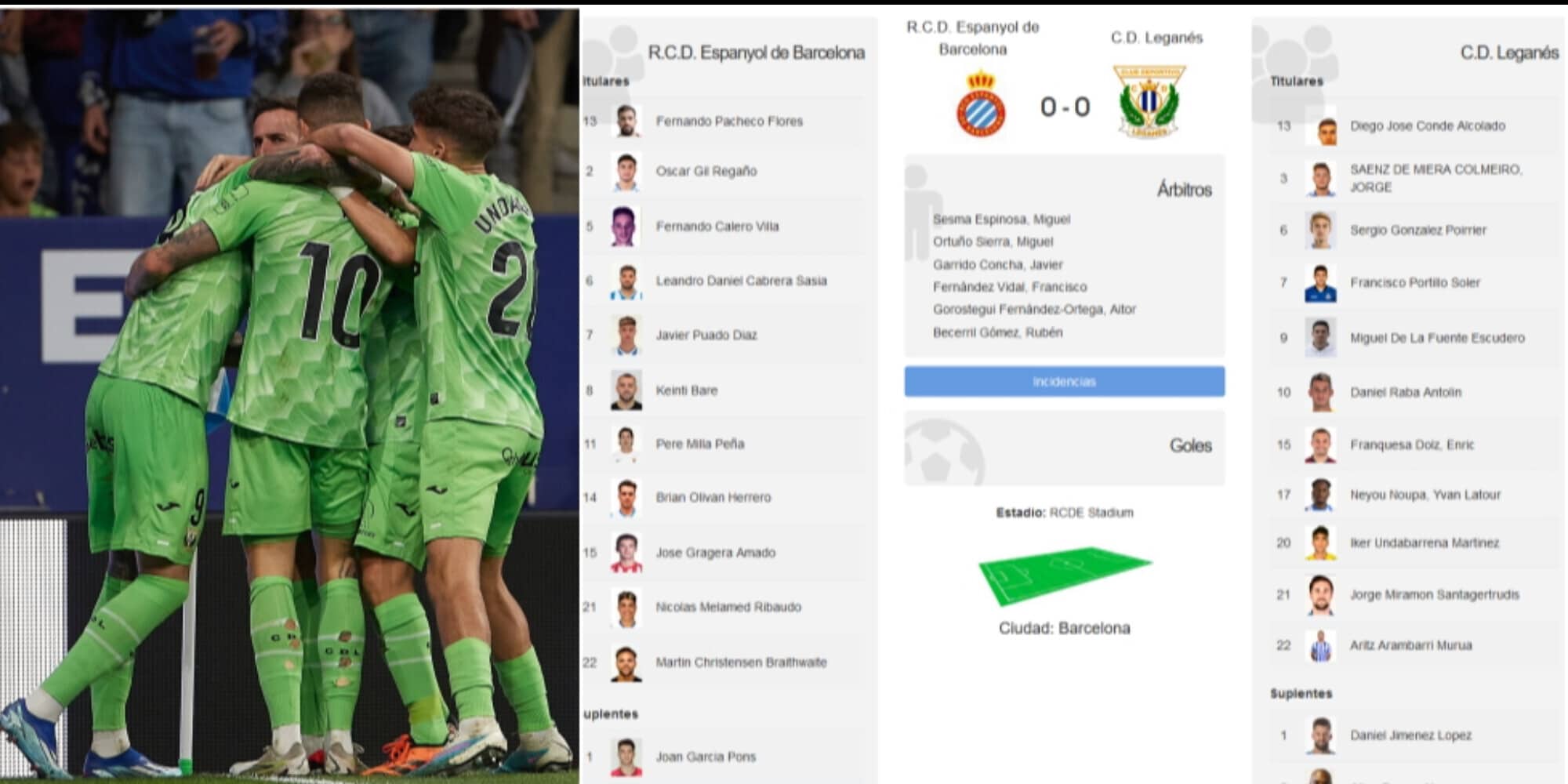 Clamoroso: il Leganes vince, ma l'arbitro si dimentica il gol nel referto
