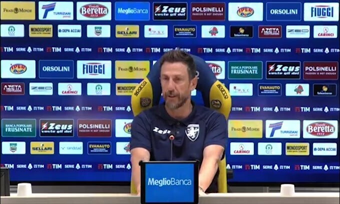 Di Francesco: "Orgogliosi dei nostri tifosi"