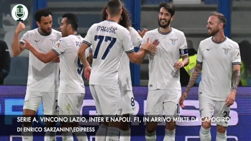 La Lazio espugna Reggio Emilia, Vincono anche Napoli e Inter