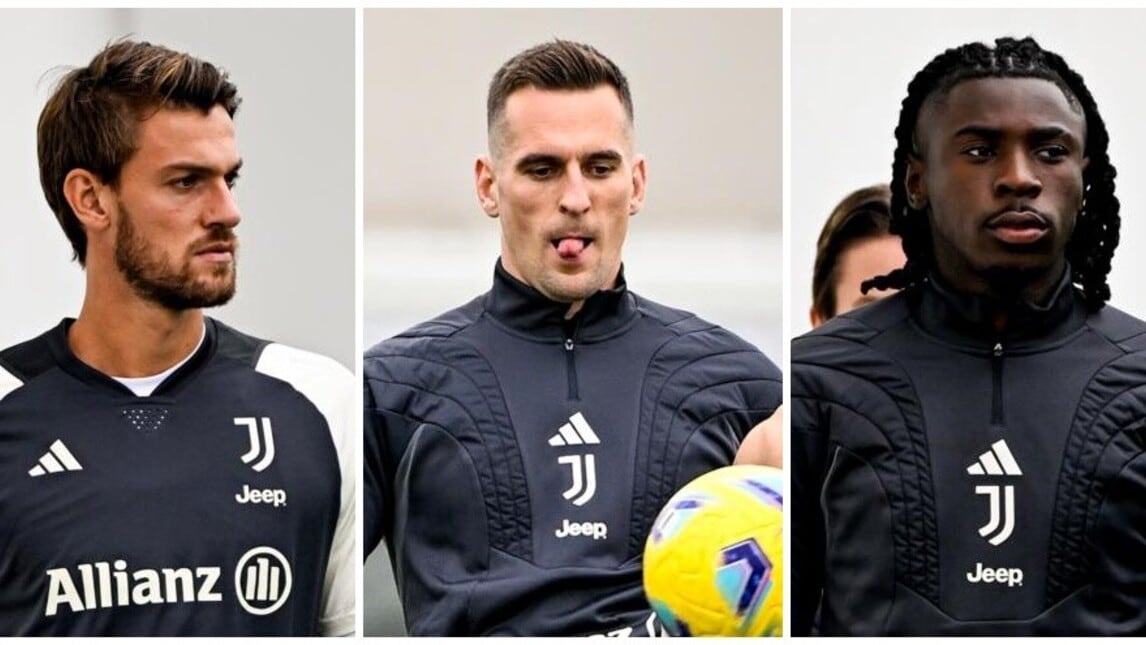 Milan-Juve, la probabile di Allegri: c'è Rugani. In avanti Milik-Kean