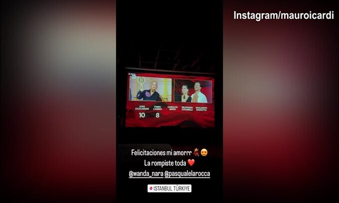 Ballando con le Stelle, Wanda Nara incanta e Icardi assiste da casa