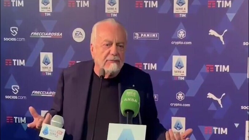 De Laurentiis, attacco sui diritti tv: "Così non si fa il bene del calcio"