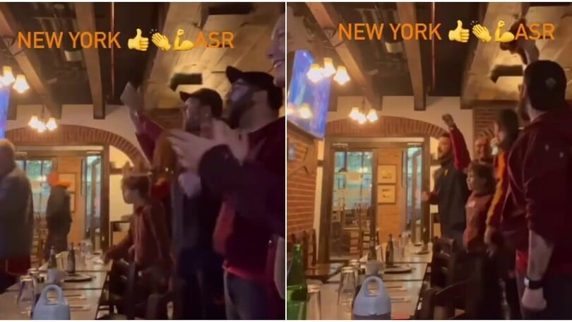 La festa del Roma Club New York al gol di El Shaarawy al Monza