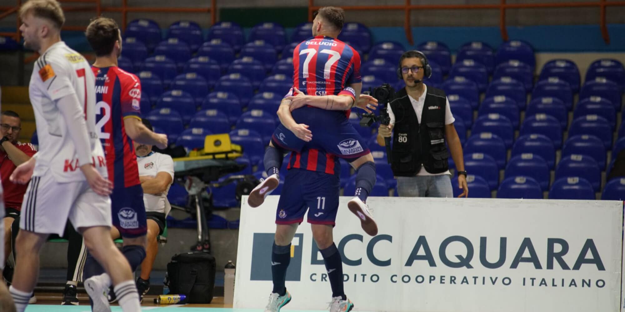 Calderolli-gol: Città di Eboli, buona la prima in Champions League