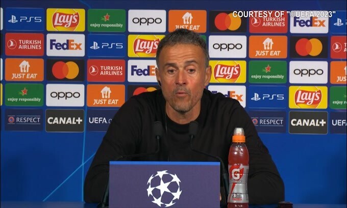 Luis Enrique: "Il Milan può ancora qualificarsi"