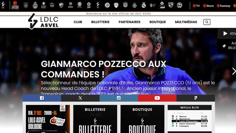 Ufficiale: Pozzecco nuovo allenatore del Villeurbanne