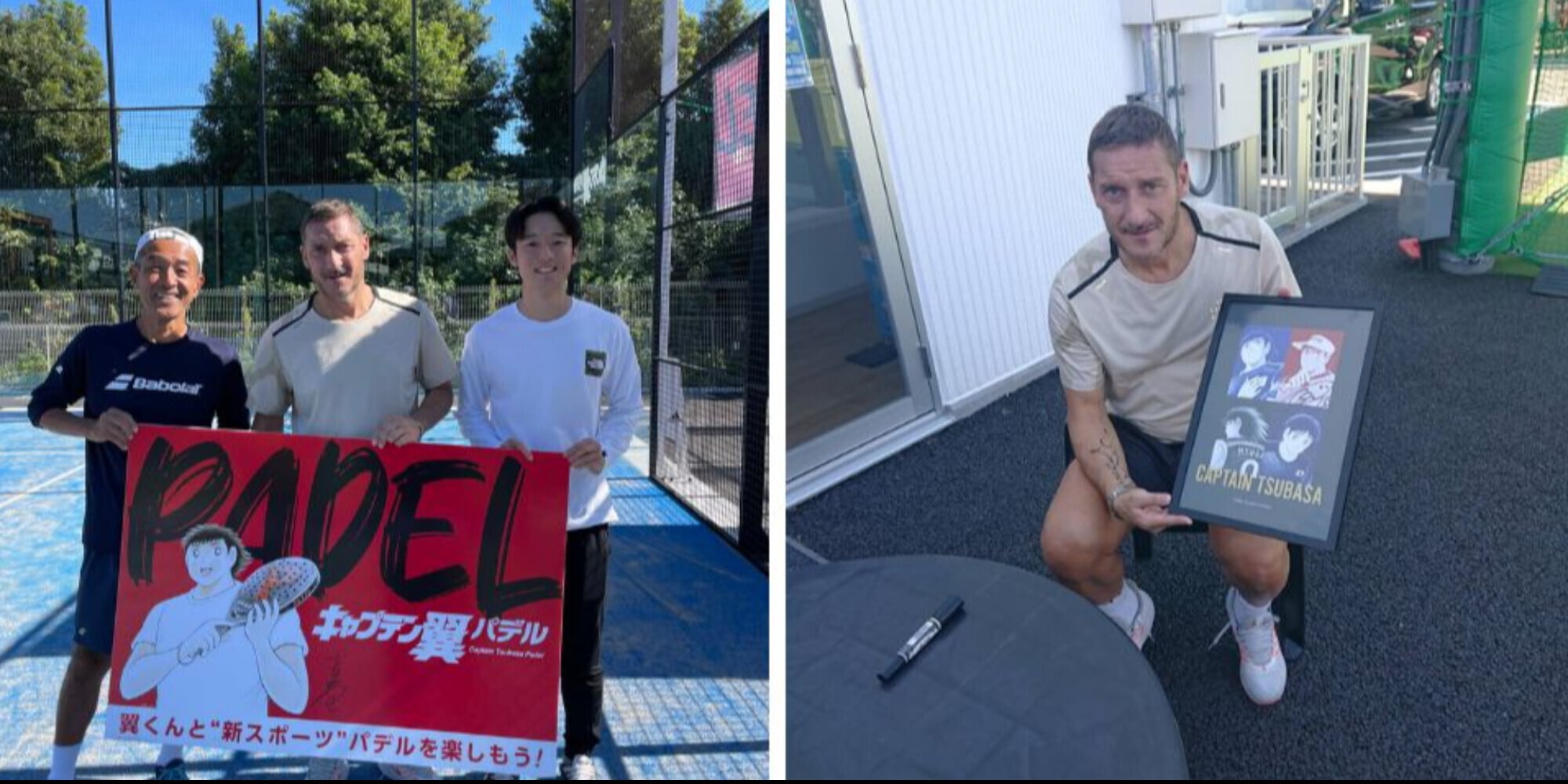 Totti, che sogno: gioca sul campo di Holly e Benji