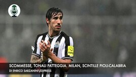 Scommesse, Tonali patteggia. Milan, scintille Pioli-Calabria