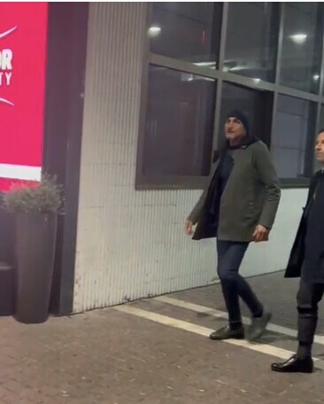 Spalletti torna all'Olimpico: eccolo mentre entra per Roma-Slavia