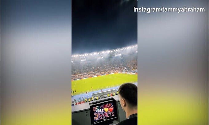 Abraham innamorato della Roma e dell'Olimpico: "Casa"