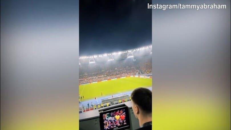 Abraham innamorato della Roma e dell'Olimpico: "Casa"