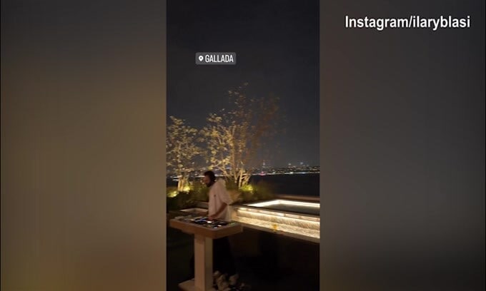 Ilary Blasi, weekend a Istanbul