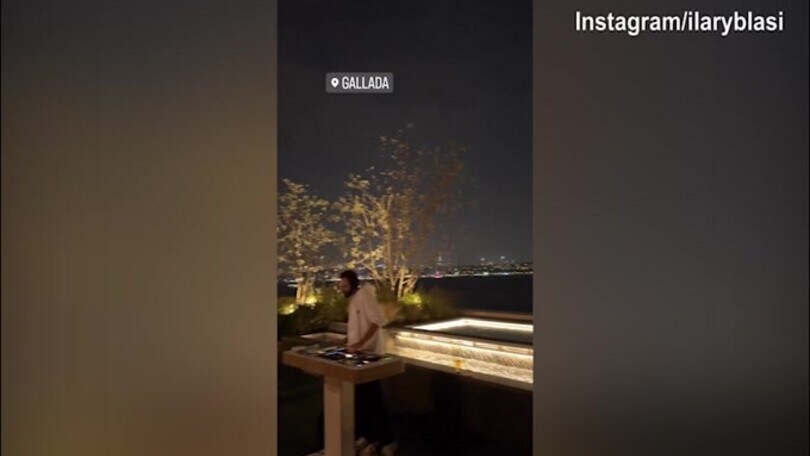 Ilary Blasi, weekend a Istanbul