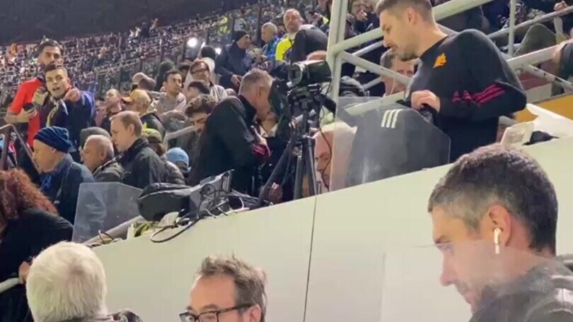 Mourinho a San Siro per Inter-Roma