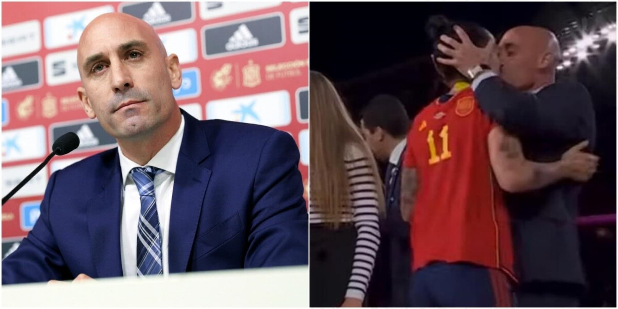 Rubiales, ufficiale la squalifica per il bacio a Hermoso