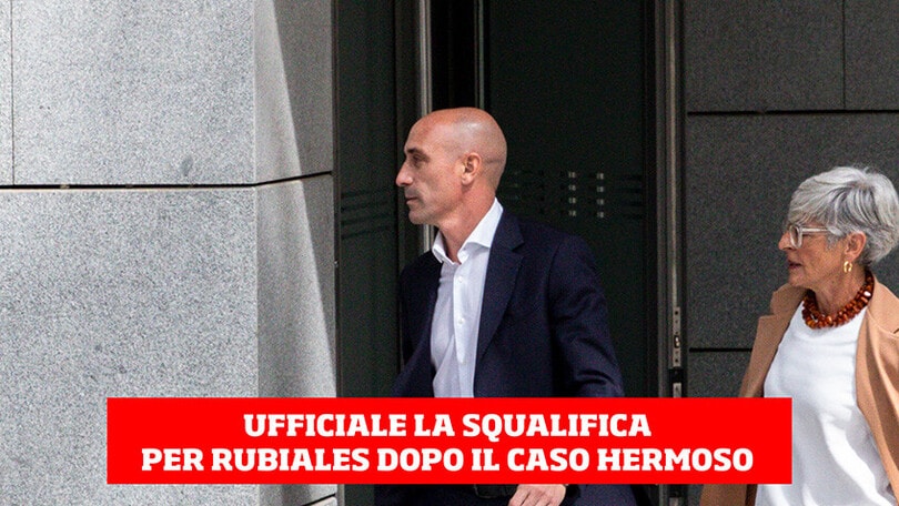 Rubiales: tre anni di squalifica!
