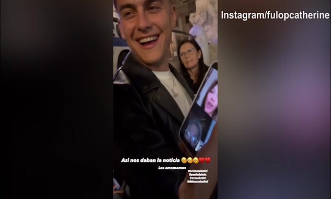Proposta di matrimonio, la reazione di Dybala e Oriana con gli amici