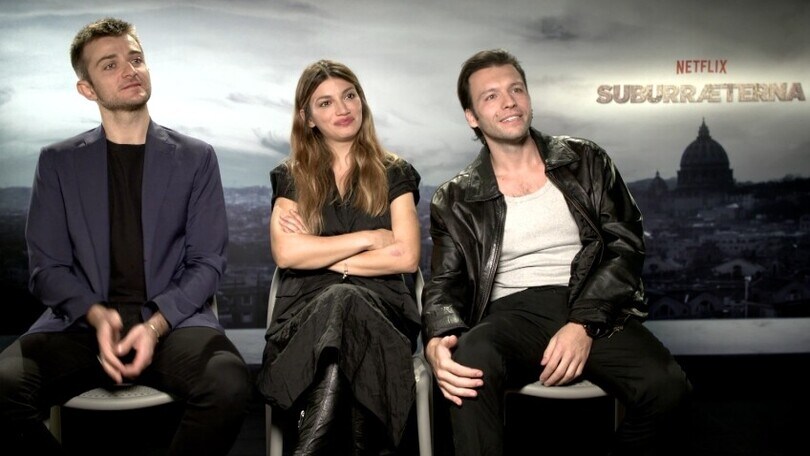 Suburraeterna, intervista a Carlotta Antonelli, Marlon Joubert e Aliosha Massine