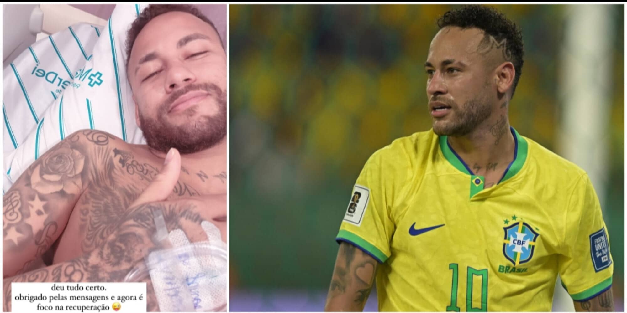 Neymar dopo l'operazione: "È andato tutto bene. Ora il recupero"