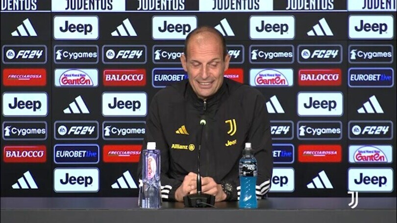 Allegri: "Fiorentina-Juve sempre stimolante. Gara a rischio? Non decido io"