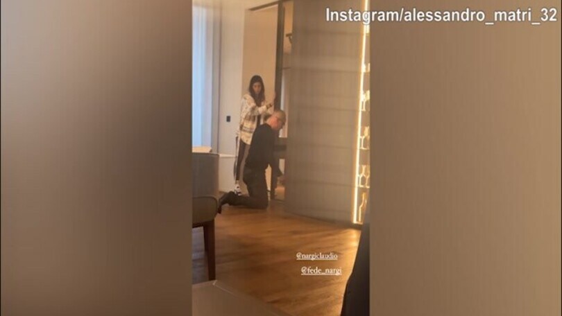 Matri continua a "sfottere" Federica Nargi: "Oggi, Cortina?"