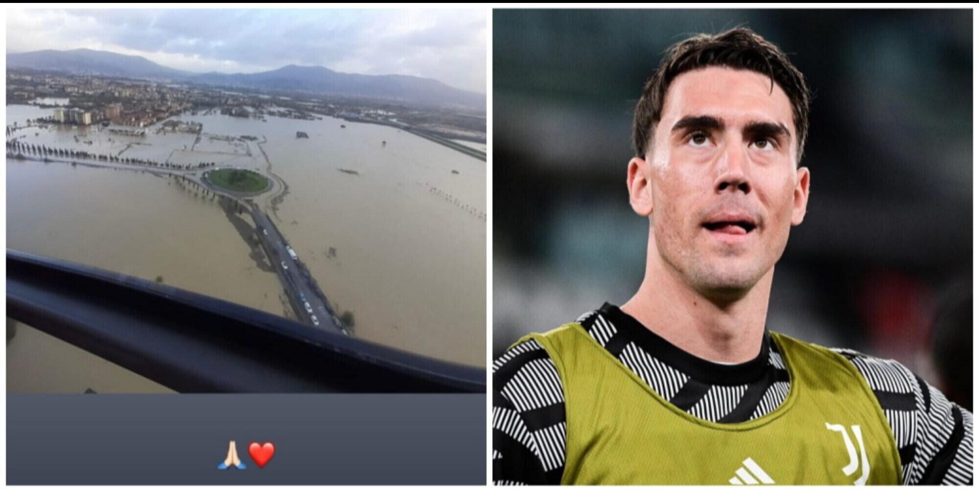 Juve, il gesto social di Vlahovic per gli alluvionati commuove i tifosi