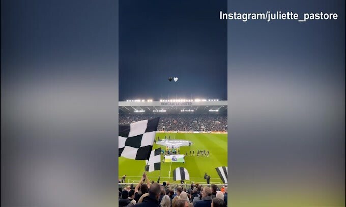 Newcastle-Arsenal, lady Tonali presente allo stadio