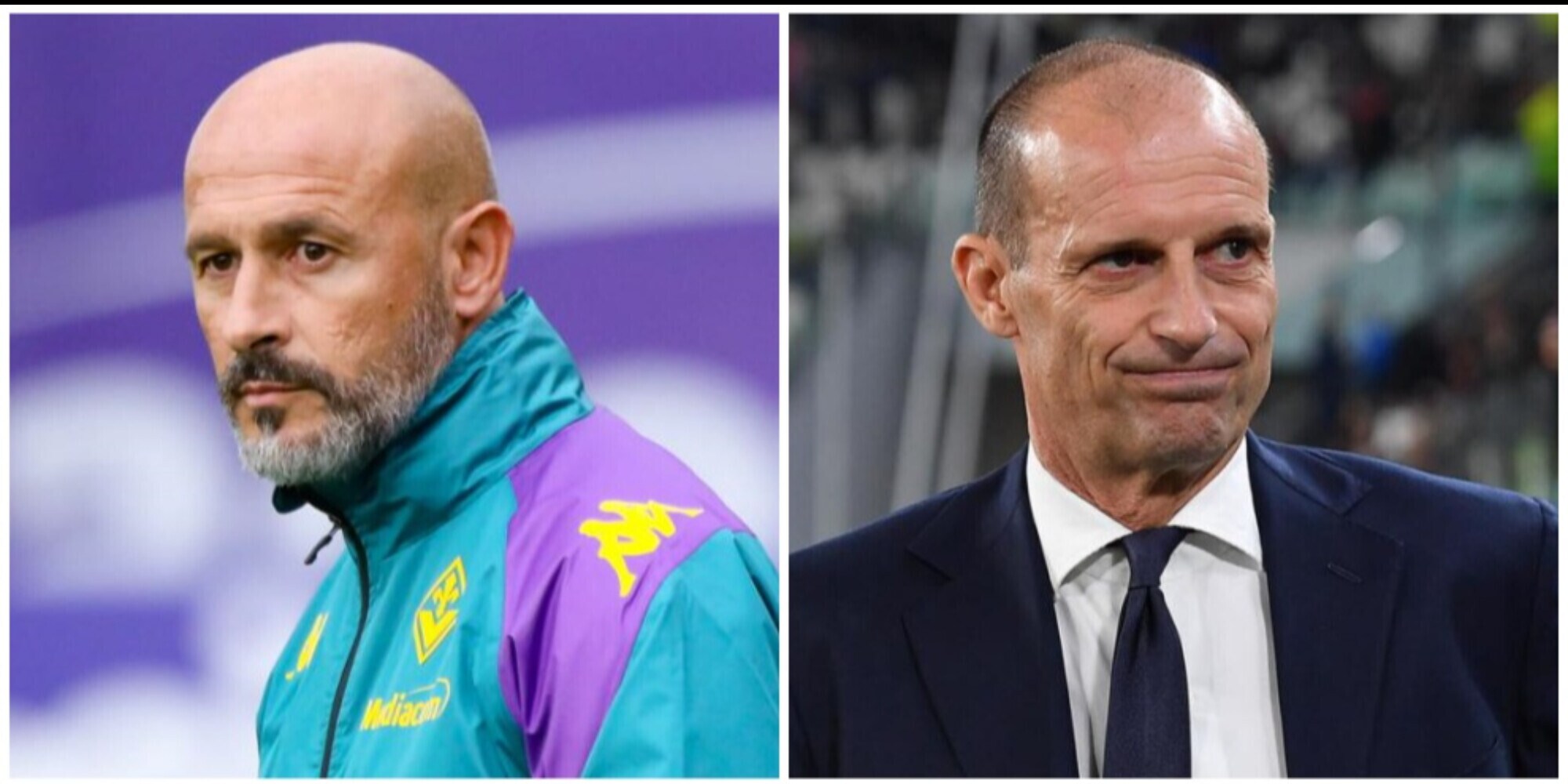 Fiorentina-Juve è Italiano contro Allegri: il bilancio tra i due è netto