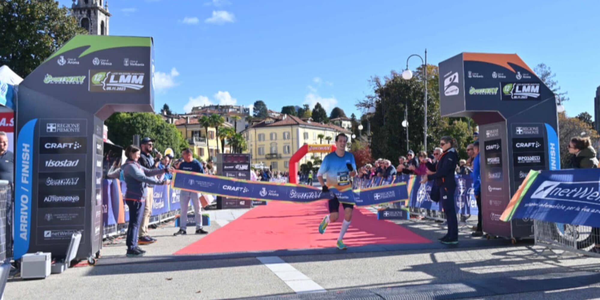A Geoffrey Poly e Caroline Rizzi la XII SPORTWAY Lago Maggiore Marathon