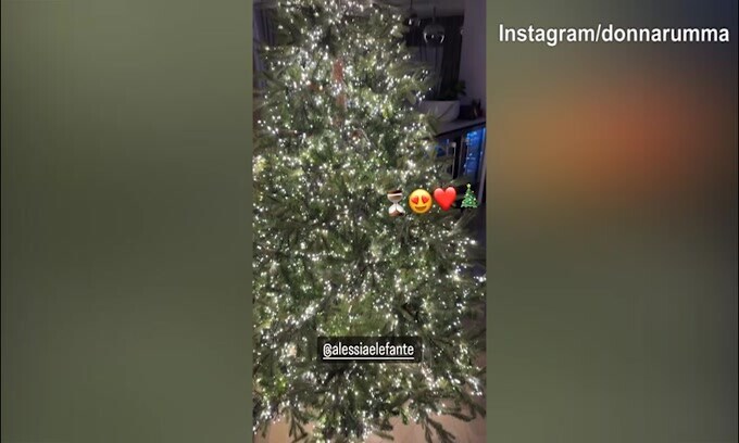 In casa Donnarumma è già....Natale!