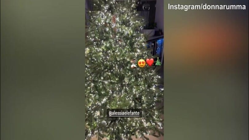 In casa Donnarumma è già....Natale!