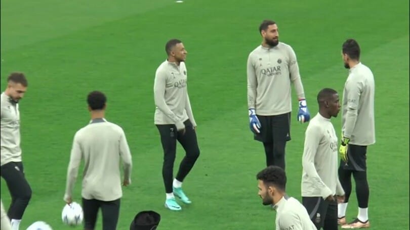 Psg in campo a San Siro: ecco il ritorno di Donnarumma