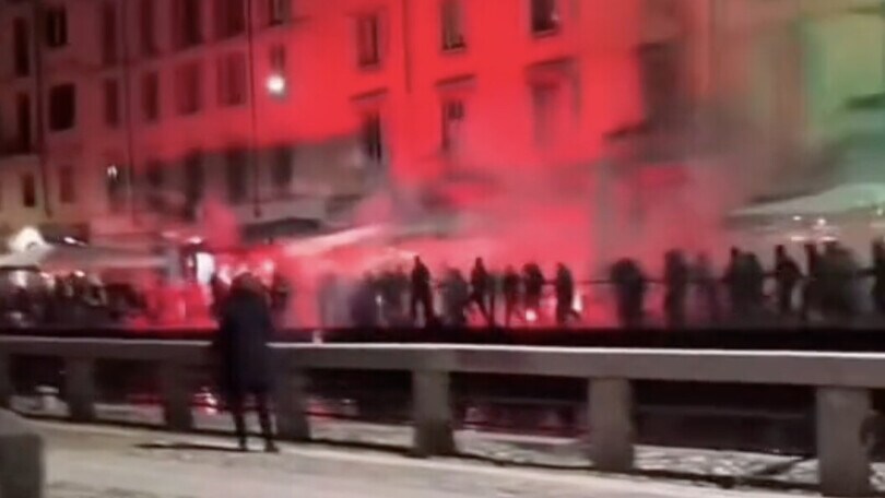 Milan-Psg, scontri pesanti sui Navigli nella notte