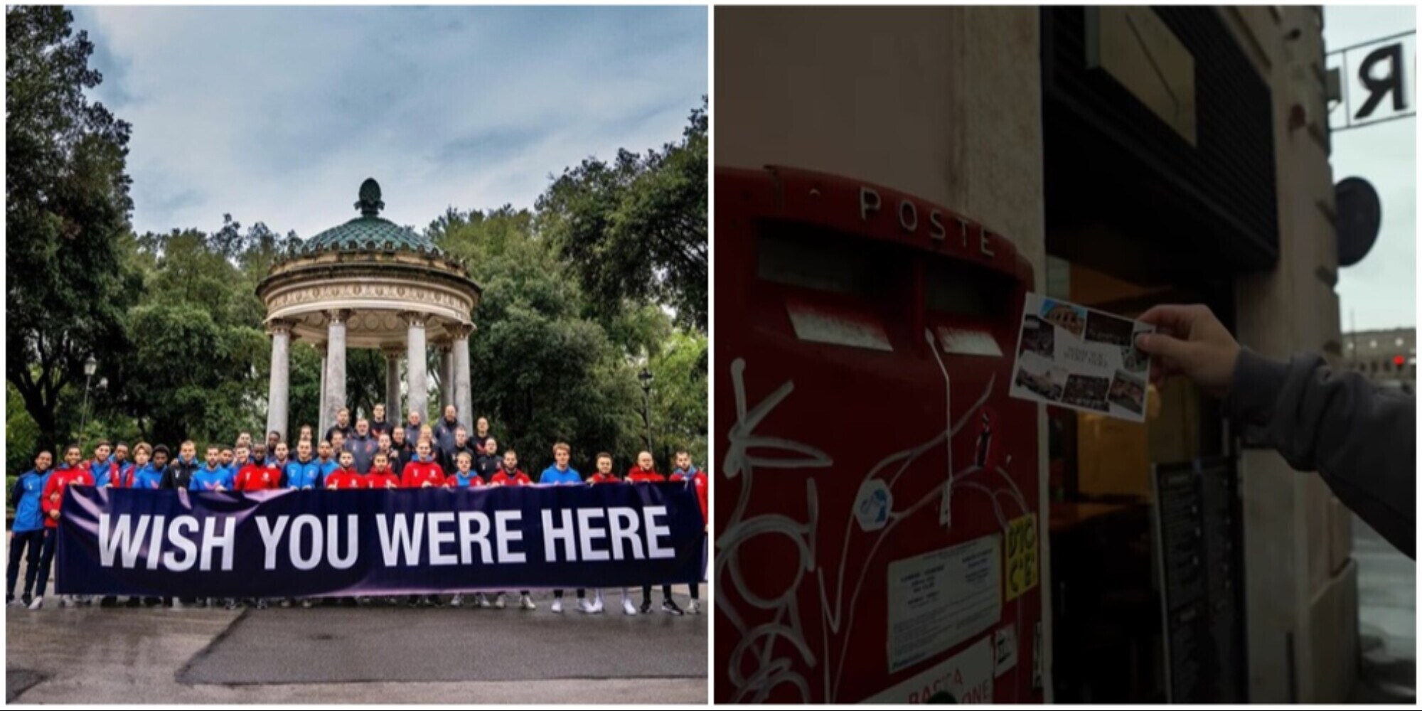 Feyenoord a Villa Borghese prima della Lazio: la promessa ai tifosi