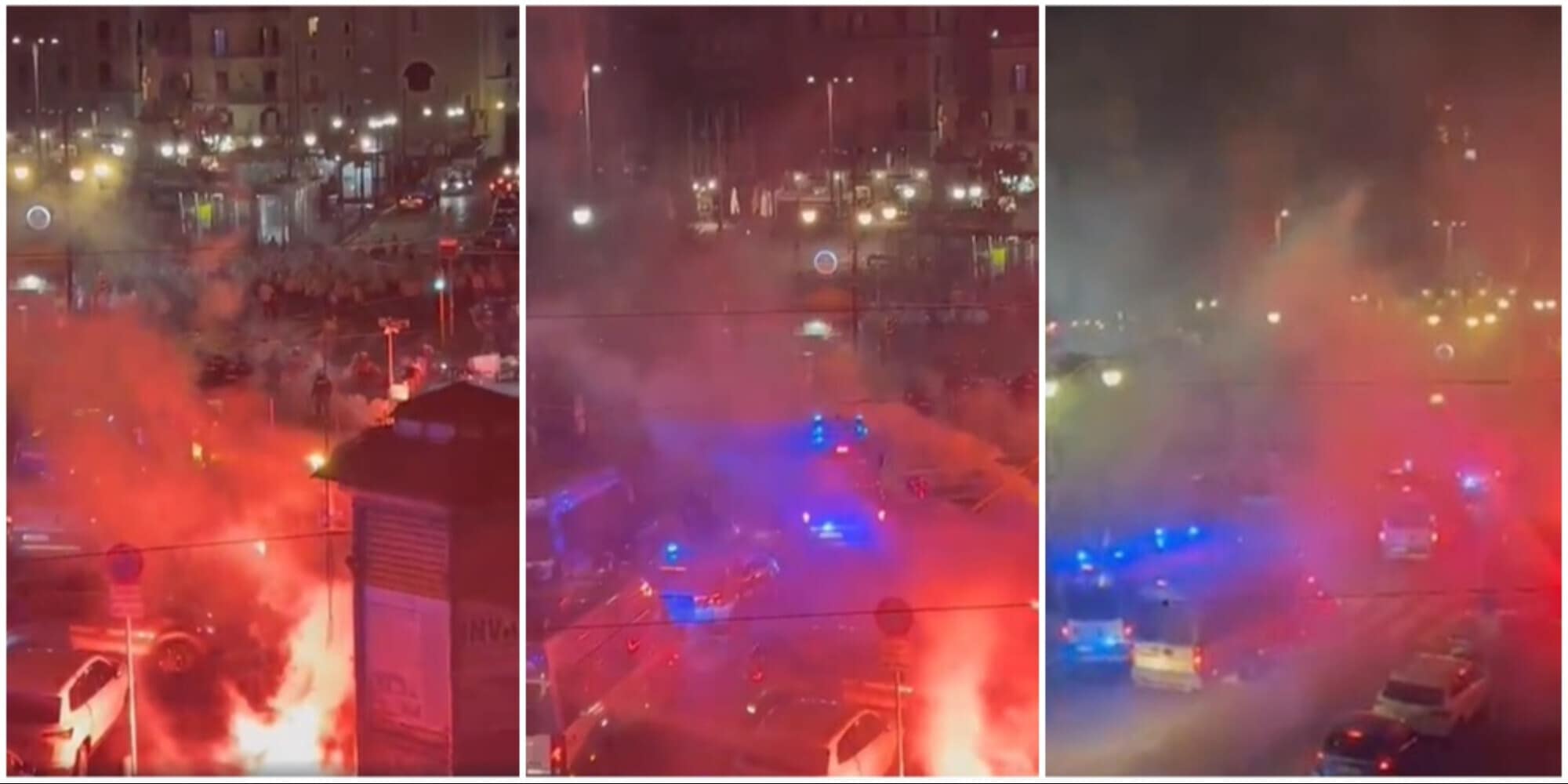 Scontri nella notte, allerta a Napoli: in arrivo altri tifosi dell'Union Berlino