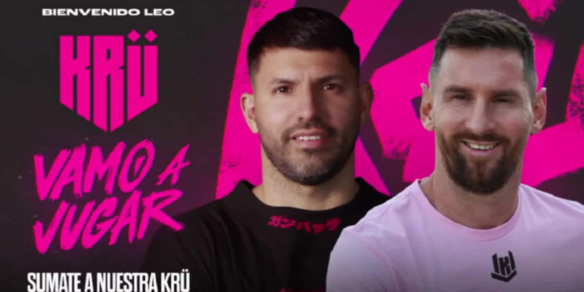 Messi raggiunge Aguero: parte una nuova avventura nell'esports
