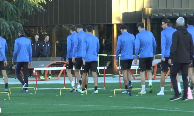 Atalanta-Sturm Graz, la squadra di Gasperini si allena a Zingonia
