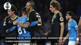 Champions, Inter agli ottavi. Pari del Napoli. Mourinho risponde a Sarri