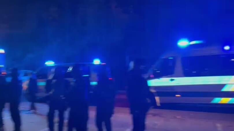 A Praga cordone di sicurezza per i tifosi della Roma