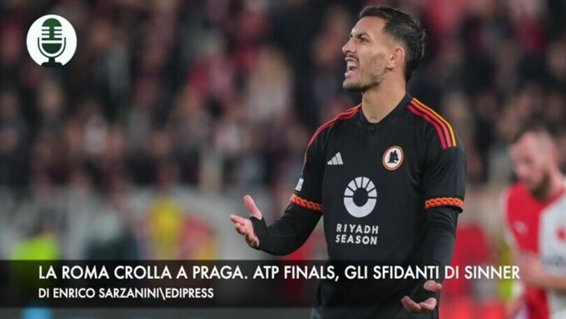 La Roma crolla a Praga. Atp Finals, gli avversari di Sinner