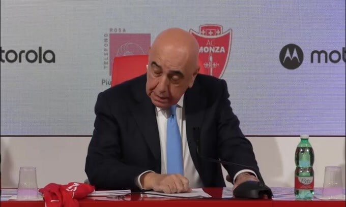 Il Monza dice no alla violenza sulle donne, Galliani: "Iniziativa fortemente voluta"