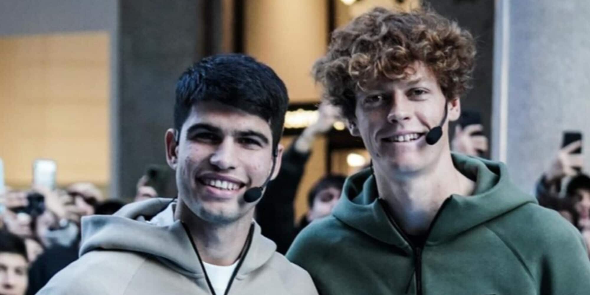 Nitto ATP Finals, siparietto Sinner-Alcaraz a Torino: ecco cosa si sono detti
