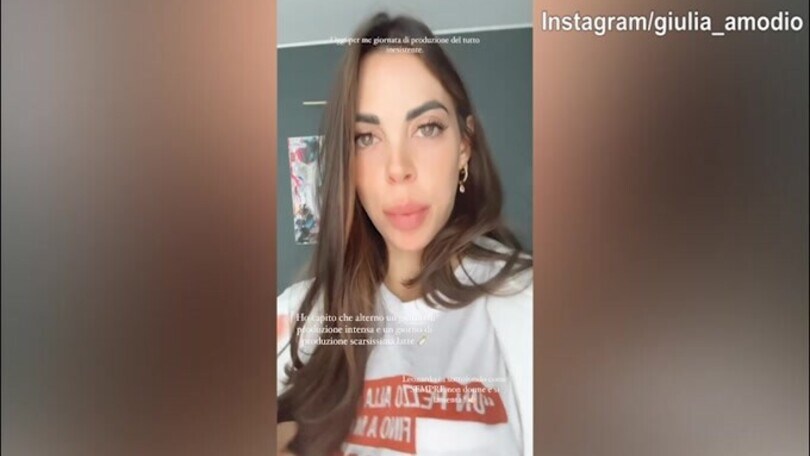 Giulia Amodio: "Ormai un giorno si e un giorno no..."