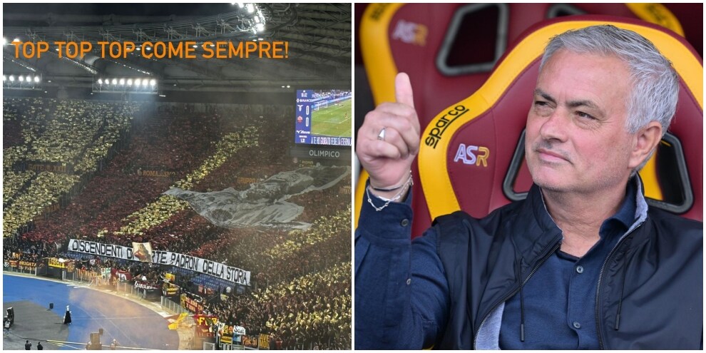 Mourinho esalta i tifosi della Roma: il messaggio alla Sud dopo il derby